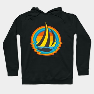 Sailing Boat Captain Sailor Vintage Hoodie